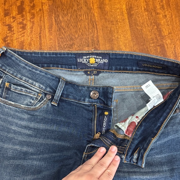 Lucky Brand Lolita Skinny Jeans size 4 / 27 R - Picture 5 of 7